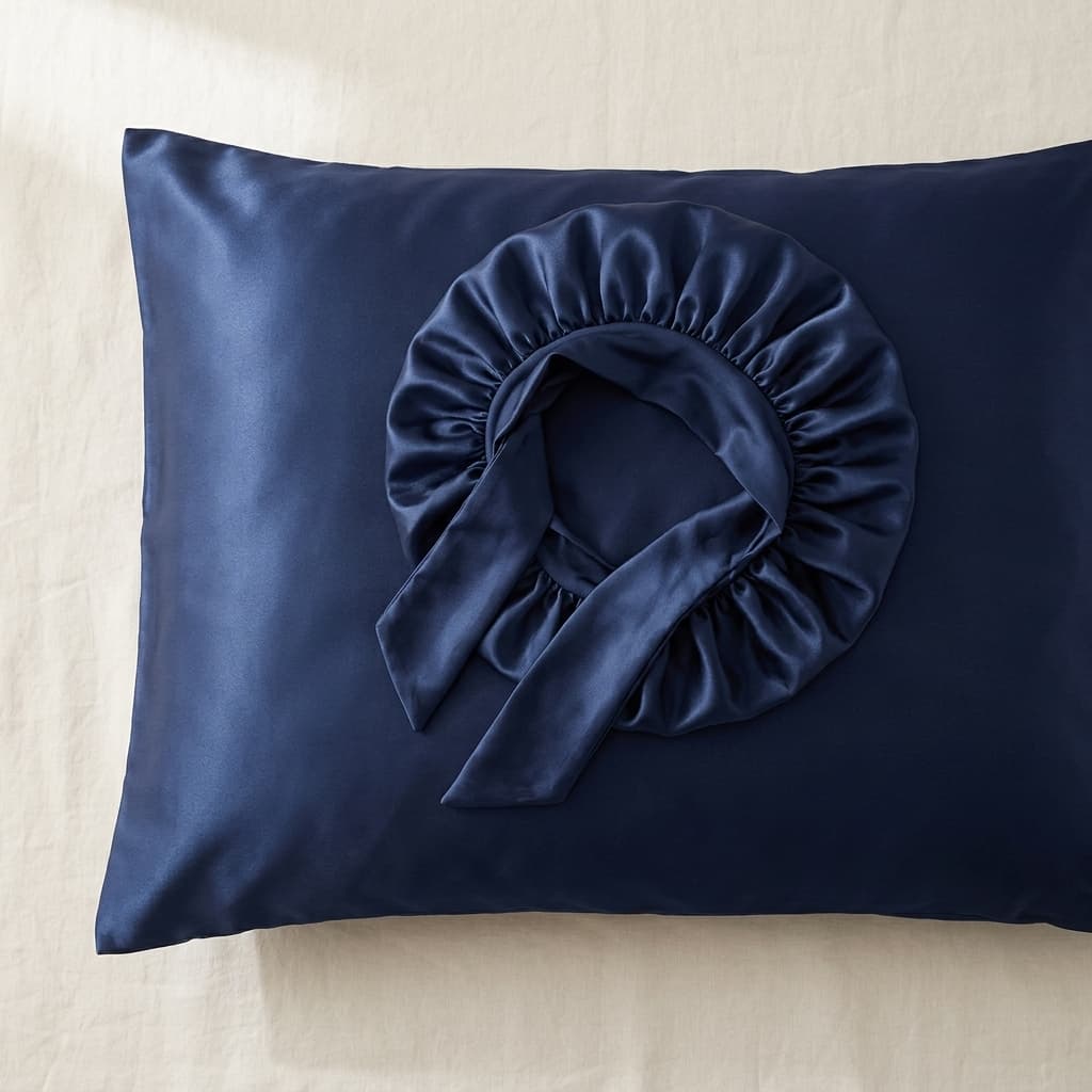 Coffret Nuit Satinuit : Bonnet + Taie d'oreiller