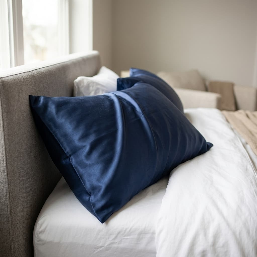 Taie d'oreiller en satin — 65x65
