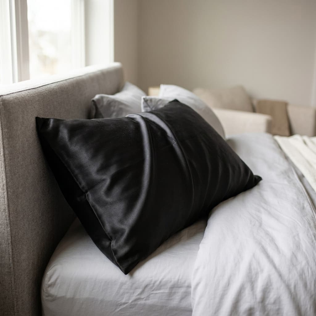 Taie d'oreiller en satin — 65x65